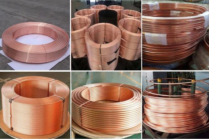 Copper Tube 1/4′′ 1/2′′ Inch Air Conditioner and Refrigerator Copper Pipe