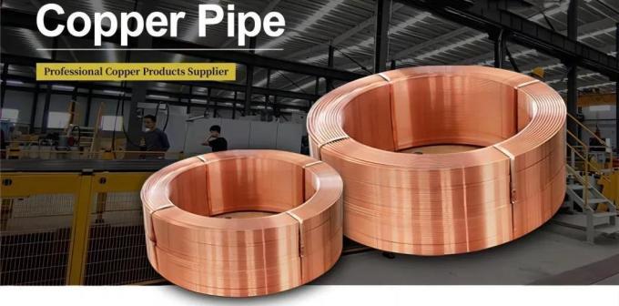 Copper Tube 1/4′′ 1/2′′ Inch Air Conditioner and Refrigerator Copper Pipe