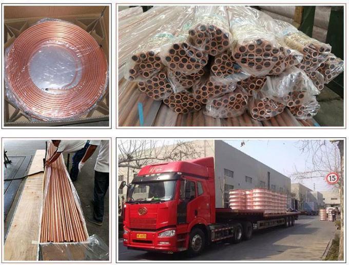 Copper Tube 1/4′′ 1/2′′ Inch Air Conditioner and Refrigerator Copper Pipe
