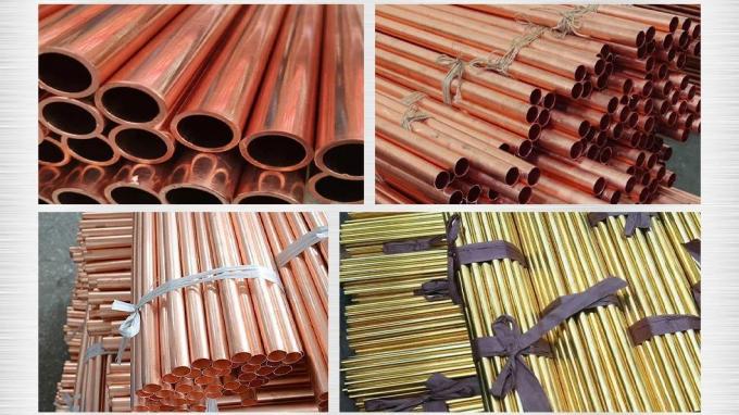 Copper Tube Brass Pipe 1/4′′ 1/2′′ Inch ASTM B280 Air Conditioner and Refrigerator Copper Pipe in Roll