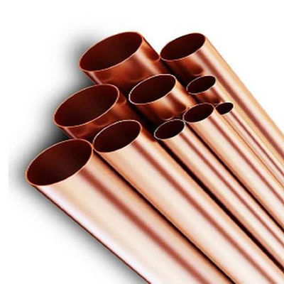 Red Copper Pipe 50mm ASTM C65500 B16.22 Seamless Tubes for Air Condition/Water Tube