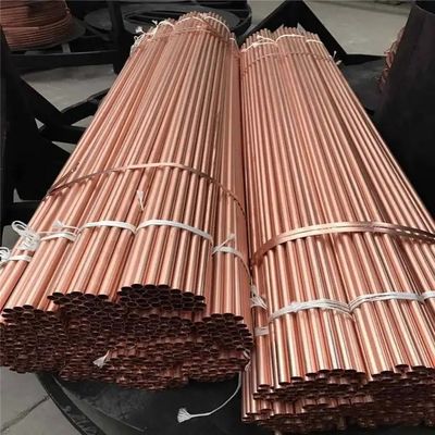 Direct Supply Tube C1020 C1100 C1221 C22000 C23000 Copper Pipe with 45-50 Elongation