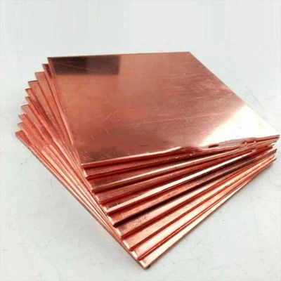 Red BYAS-121 1.2mm Cu ETP High Conductivity Pure Copper C10100 Cw004A Sheet Plate